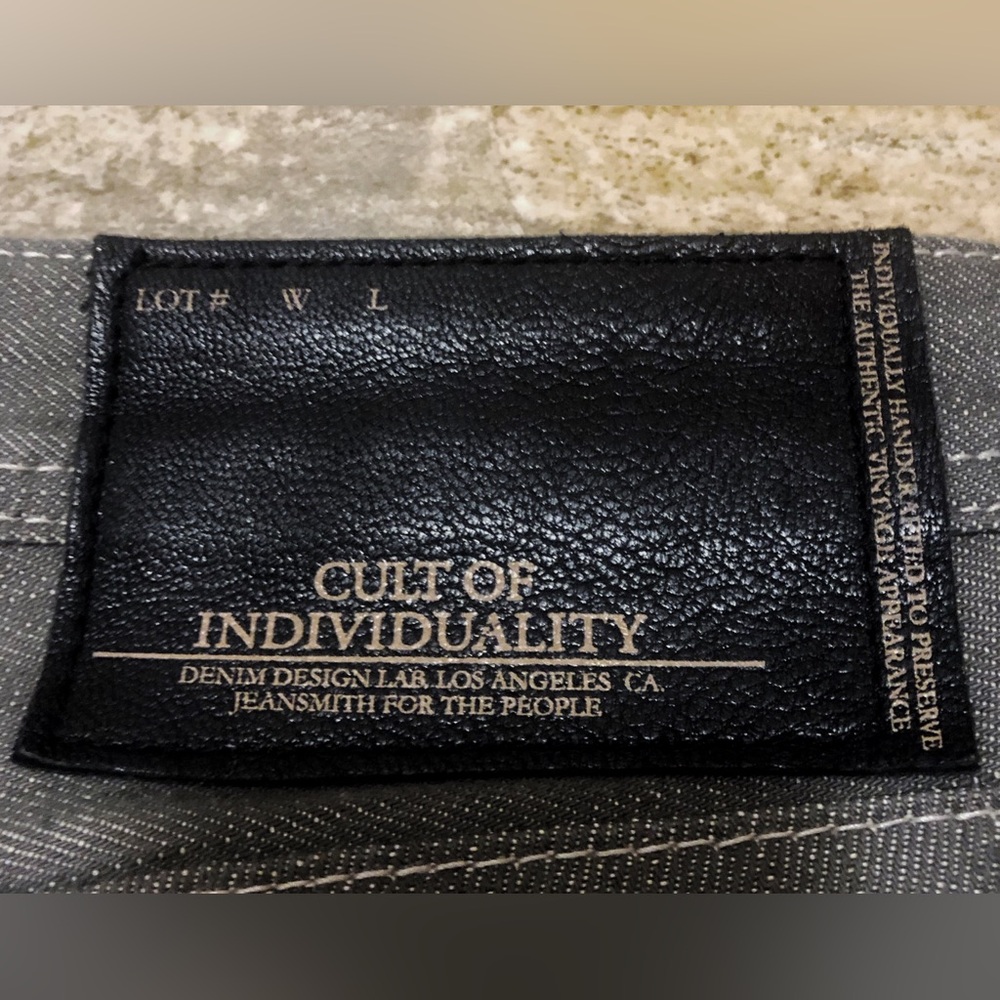NWOT Cult of Individuality Hagen Relaxed 31x34(32.5x33.5)Japanese Selvedge Jeans - Picture 7 of 9